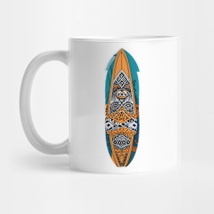 surfboard art, surfing surfer vibes, v7 Mug